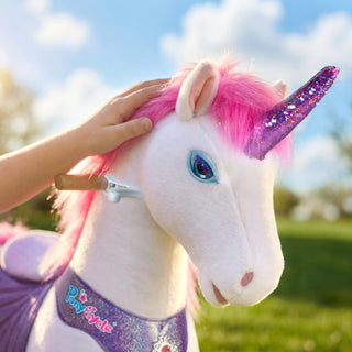 Model Y® Unicorn Ride-On Toy Age 3–4 – Pink/Purple
