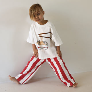 T-Shirt & Pant Set - Ramen Day Set forever french baby Size: 6-12 Months