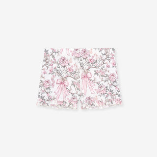 Bamboo Ruffled Tank & Short Set - Irene (Floral) Posh Peanut Size: 2T