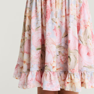 Bamboo Ruffled Twirl Dress - Rose Dreams (Floral) Posh Peanut Size: 2T