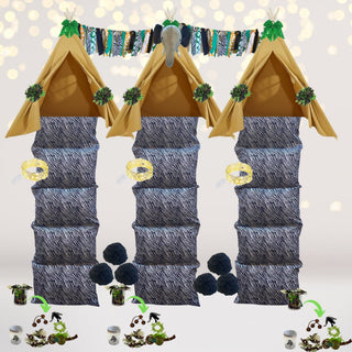 Safari Party in a Box- Jungle Sleepover Party Pack Chicky Chicky Bling Bling