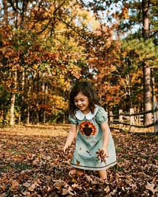 Sage Green Turkey Collared Dress