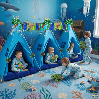 Sea Turtle Birthday Party Sleepover Kit Chicky Chicky Bling Bling