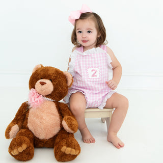 Girls Second Birthday Smocked Bubble Baby One-Pieces Seven Lantern Lane Size: 18M
