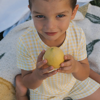 Bamboo Short Set - Citron Short Set forever french baby Size: 2/3 Years