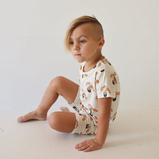 Bamboo Short Set | Sushi Short Set forever french baby Size: 2/3 Years