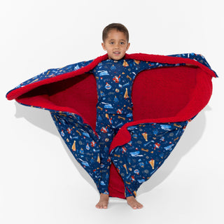 Bamboo Sherpa Blanket - The Polar Express Bellabu Bear Size: One Size