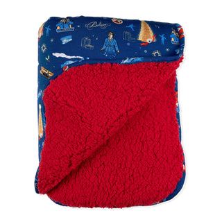 Bamboo Sherpa Blanket - The Polar Express Bellabu Bear Size: One Size