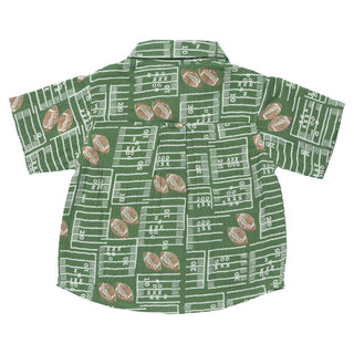 Cotton Short Sleeve Jack Shirt - Football Field
