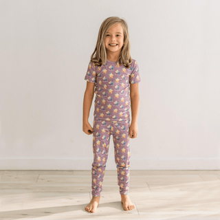 Bamboo Short Sleeve Pajama Set - Rainbow Stars