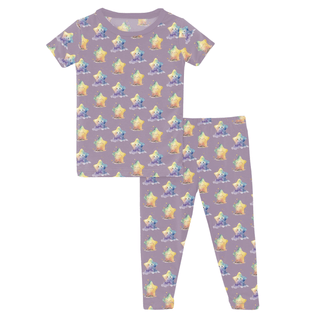 Bamboo Short Sleeve Pajama Set - Rainbow Stars