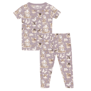 Bamboo Short Sleeve Pajama Set - Sweet Pea Fairy Party