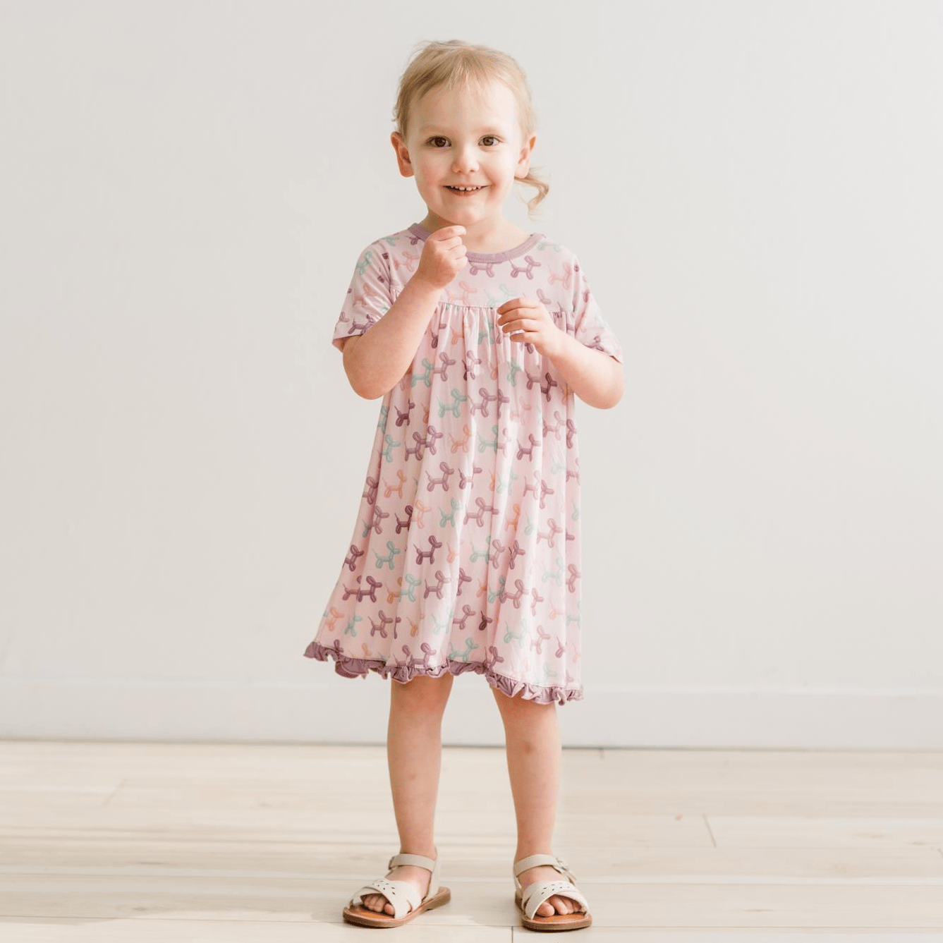 short sleeve swing dress Bamboo Short Sleeve Swing Dress