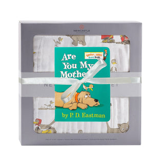 Are You My Mother? Bamboo Muslin Newcastle Blanket with Book Set Bamboo Newcastle Blanket Newcastle Classics