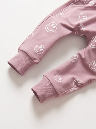 Kids Smiley Jogger - Dusty Purple Little Bipsy Size: 18-24 Months