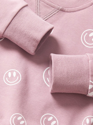 Smiley Pullover - Dusty Purple Little Bipsy Size: 18-24 Months