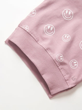 Smiley Pullover - Dusty Purple Little Bipsy Size: 18-24 Months