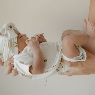 Short Sleeve Bamboo Snapsuit - Birthday Girl