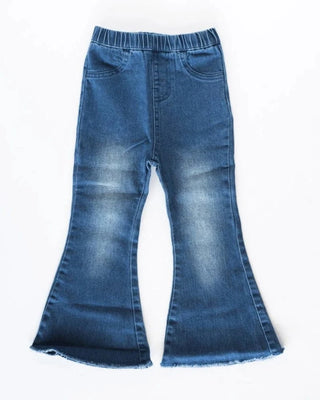 Sophie Denim Bell Bottoms - Dark WashBottomsBailey's BlossomsSize: 0-3months