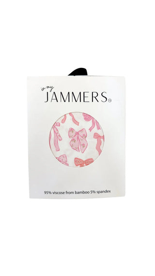 Bamboo Twin Sheet - Spring Floral Bows In My Jammers Size: One Size
