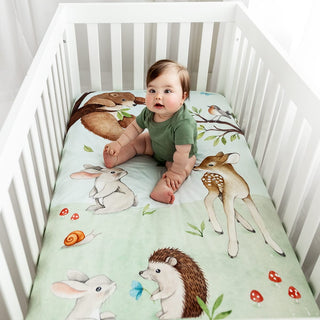 Enchanted Forest Standard Size Crib Sheet Crib sheets Rookie Humans Size: US Standard crib size