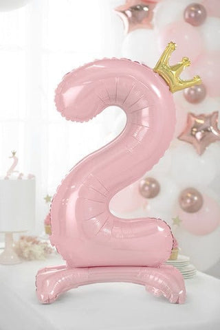 Standing Number Balloon Mylar Balloons Ellie's Party Supply Numbers: 2