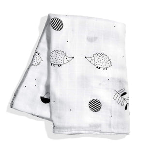 Crib Sheet & Swaddle Baby Gift Set - Woodland Dreams Rookie Humans