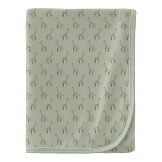 Bamboo Swaddling Blanket - Aloe Giraffe