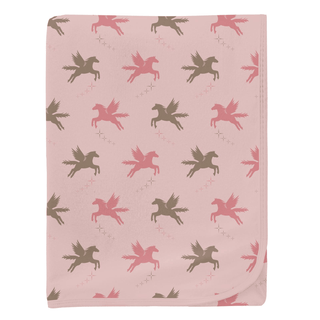 Bamboo Swaddling Blanket - Baby Rose PegasusKicKee PantsSize: One Size