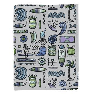 Bamboo Swaddling Blanket - Dove Surf Swaddling Blankets KicKee Pants Size: One Size
