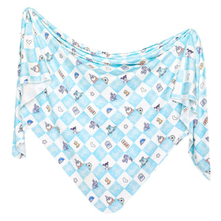 Knit Swaddling Blanket - Monsters, Inc. Medley Copper Pearl Size: One Size