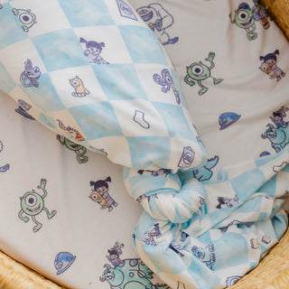Knit Swaddling Blanket - Monsters, Inc. Medley Copper Pearl Size: One Size