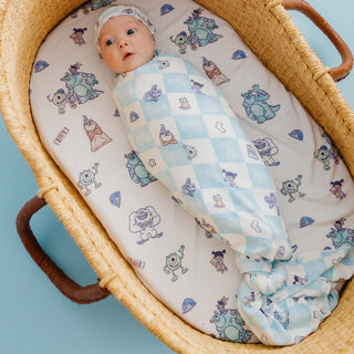 Knit Swaddling Blanket - Monsters, Inc. Medley Copper Pearl Size: One Size