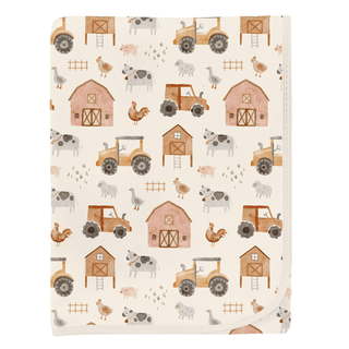 Bamboo Swaddling Blanket - Natural Farm LifeKicKee PantsSize: One Size