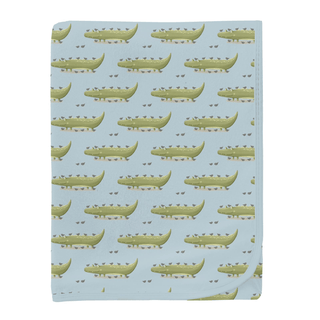 Bamboo Swaddling Blanket - Spring Sky Croc & Friends KicKee Pants Size: One Size