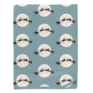 Bamboo Swaddling Blanket - Stormy Sea Santa's Sleigh KicKee Pants Size: One Size