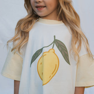 Child Cotton Tee - Lemon Sweatshirt forever french baby Size: 2/3 Years