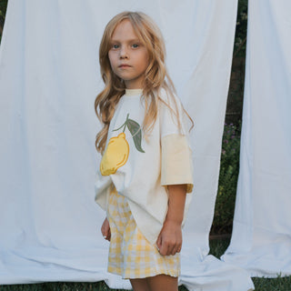 Child Cotton Tee - Lemon Sweatshirt forever french baby Size: 2/3 Years