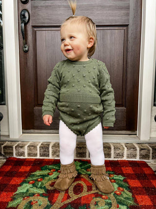 The Cozy Boot Baby & Toddler Boots Boot Little Love Bug Co. Color: Taupe Size: 2 (Weatherproof Soft Sole)