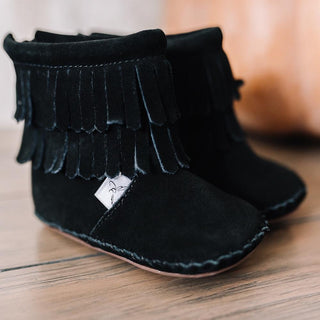 The Cozy Boot Baby & Toddler Boots Boot Little Love Bug Co. Color: Taupe Size: 2 (Weatherproof Soft Sole)