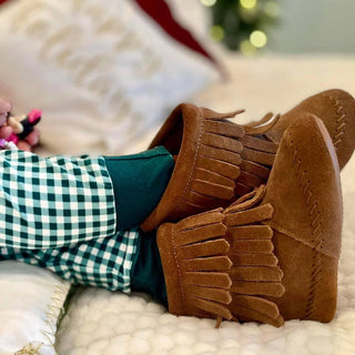 The Cozy Boot Baby & Toddler Boots Boot Little Love Bug Co. Color: Taupe Size: 2 (Weatherproof Soft Sole)