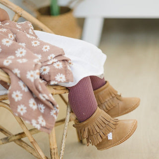 The Cozy Boot Baby & Toddler Boots Boot Little Love Bug Co. Color: Taupe Size: 2 (Weatherproof Soft Sole)