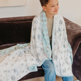 Three-Layer Jumbo Quilt Blanket - Star Wars Grogu