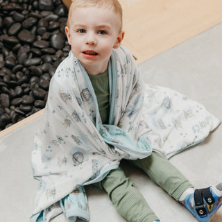 Three-Layer Quilt Blanket - Star Wars Grogu