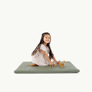 Wholesale Padded Mini Playmat Padded Mat Gathre Color: Thyme Shape: Square