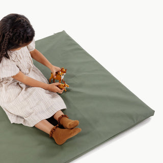 Wholesale Padded Mini Playmat Padded Mat Gathre Color: Thyme Shape: Square