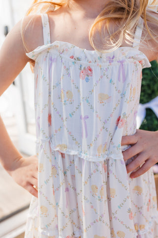 Bamboo Tier Twirl Dress - Peep and Petal In My Jammers Size: 3T