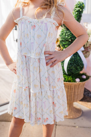 Bamboo Tier Twirl Dress - Peep and Petal In My Jammers Size: 3T