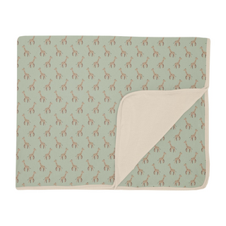 Bamboo Toddler Blanket - Aloe Giraffe