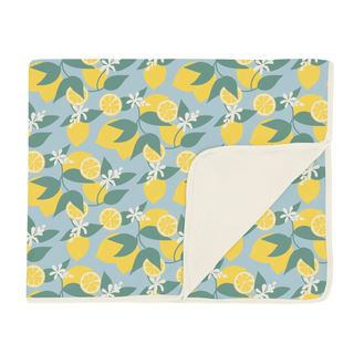 Bamboo Toddler Blanket - Spring Sky Lemonade KicKee Pants Size: One Size